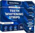 BetterWhite Professional Teeth Whitening Strips – Enamel Safe, Peroxide-Free, 14 Strips (7 Treatments)