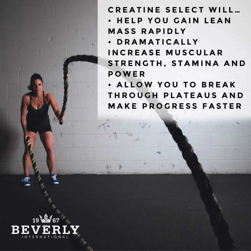 Beverly International Creatine Select with Phosphates — 40 Servings | Sugar-Free, Tang-Style Orange Flavor