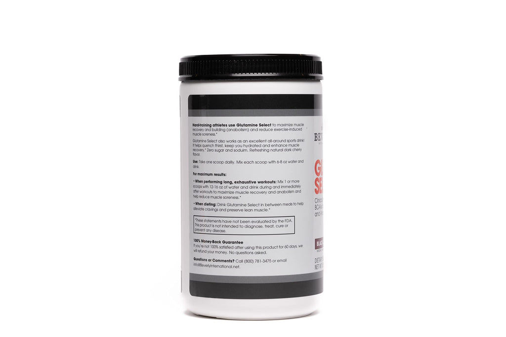 Beverly International Glutamine Select – 60 Servings | L-Glutamine & BCAAs