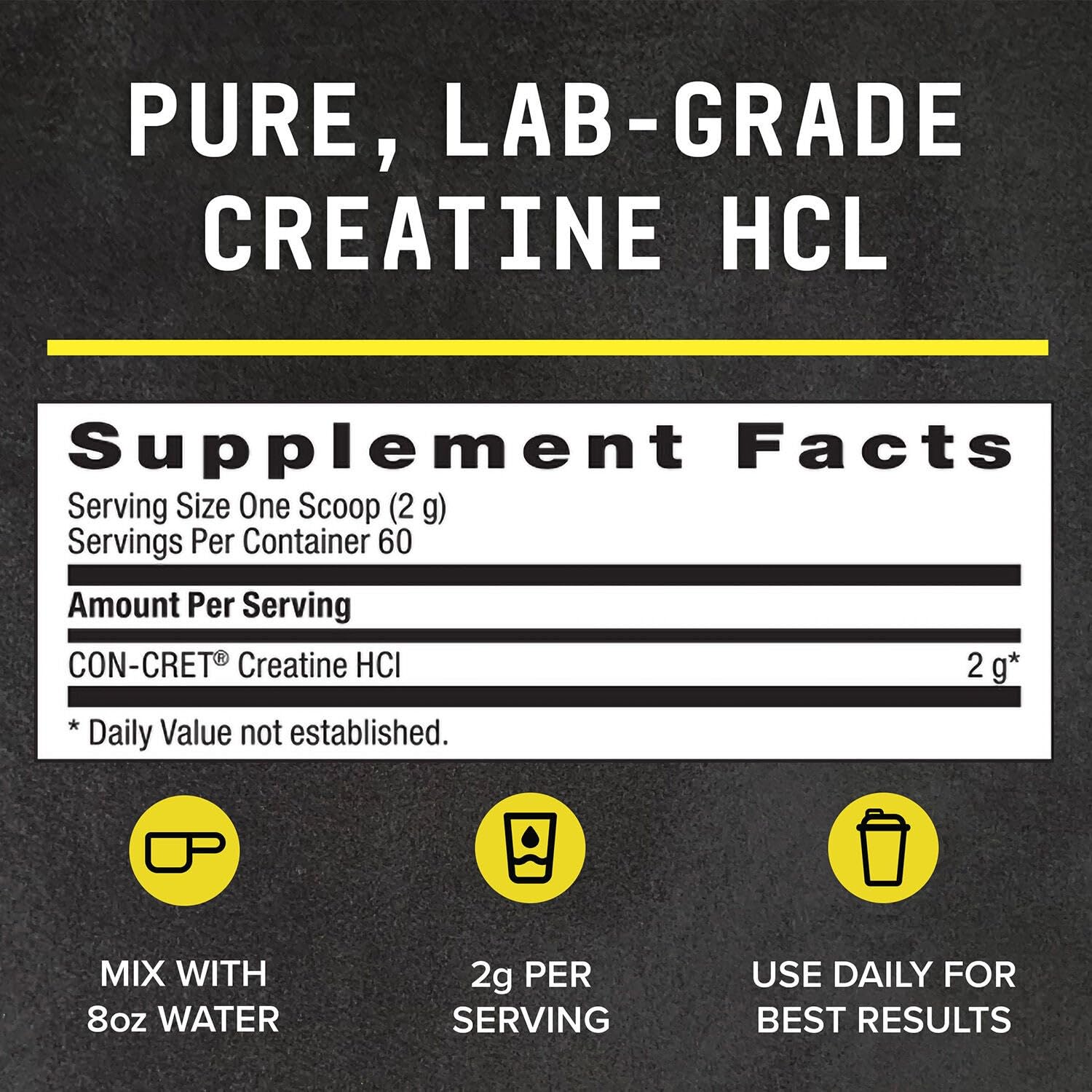 BEYOND RAW Creatine HCl Powder – Lab-Grade Creatine for Muscle, Energy, and Focus | 60 Servings