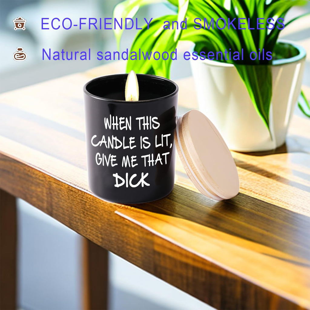 BFJLIFE Sandalwood Scented Candle – Gifts for Him, Christmas & Valentine
