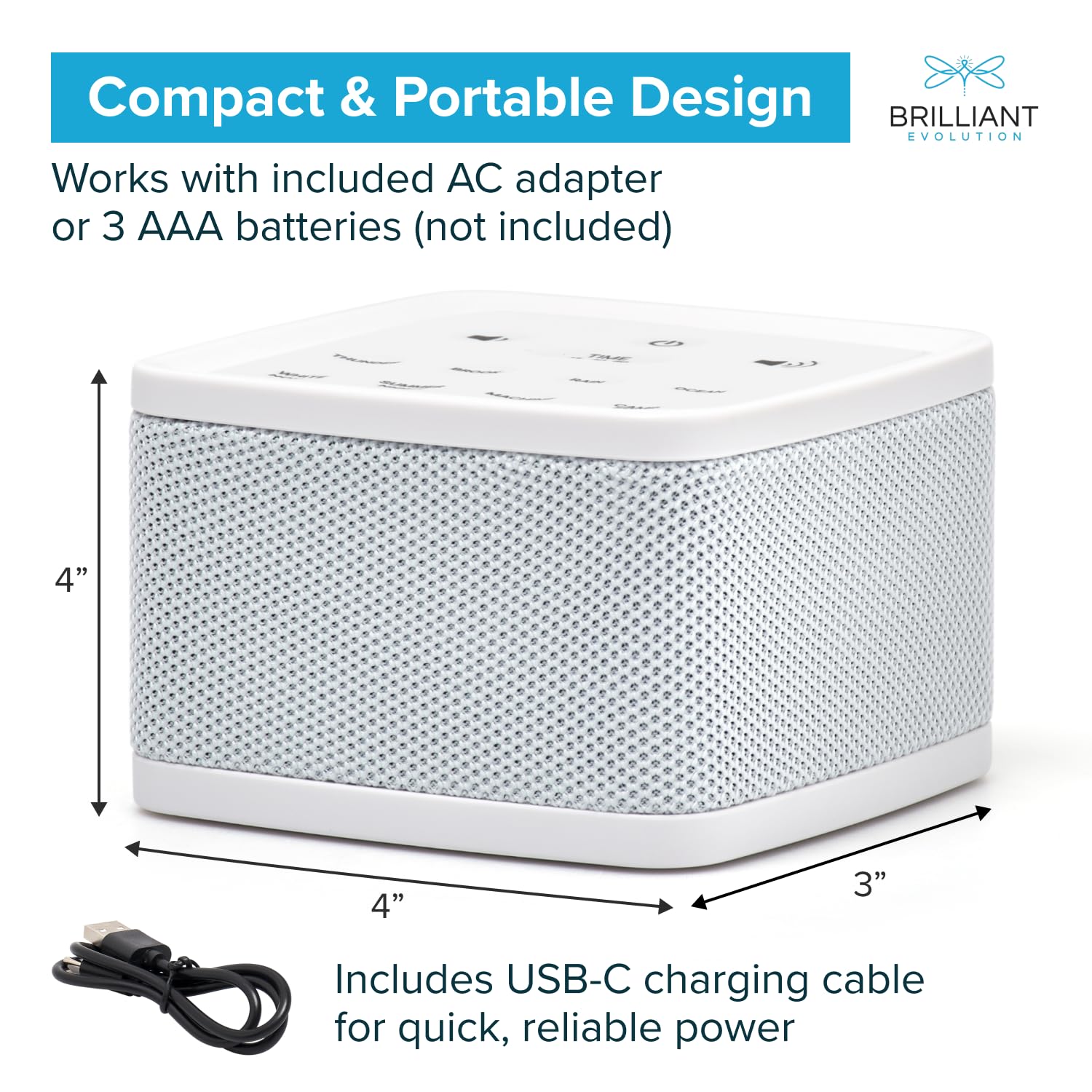 Big Red Rooster White Noise Machine – Sleep Sound Machine with Rain, Ocean & Timer