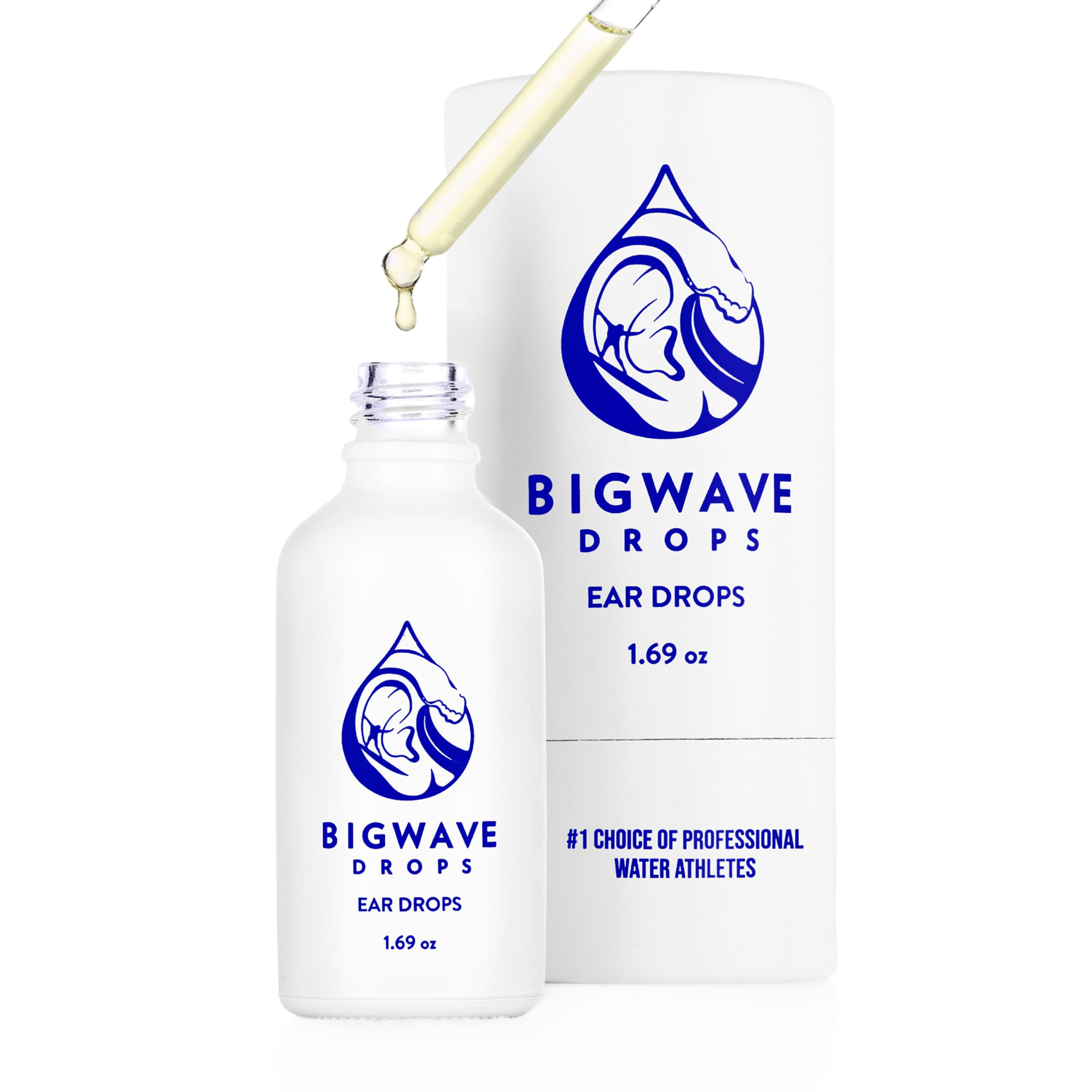 BigWave Drops - Fast-Acting Ear Drops for Athletes | Ear Discomfort, Swimmer's Ear & Wax Removal