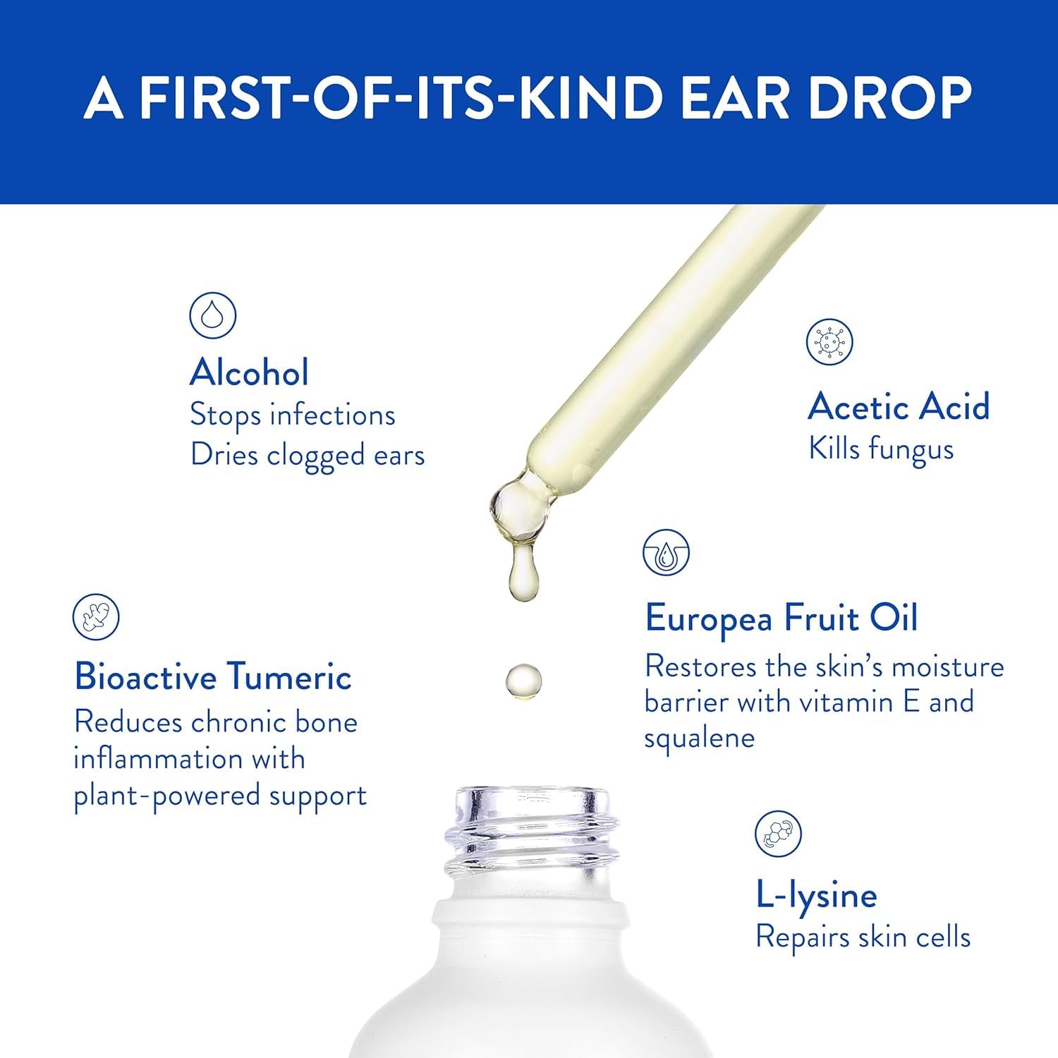 BigWave Drops - Fast-Acting Ear Drops for Athletes | Ear Discomfort, Swimmer's Ear & Wax Removal