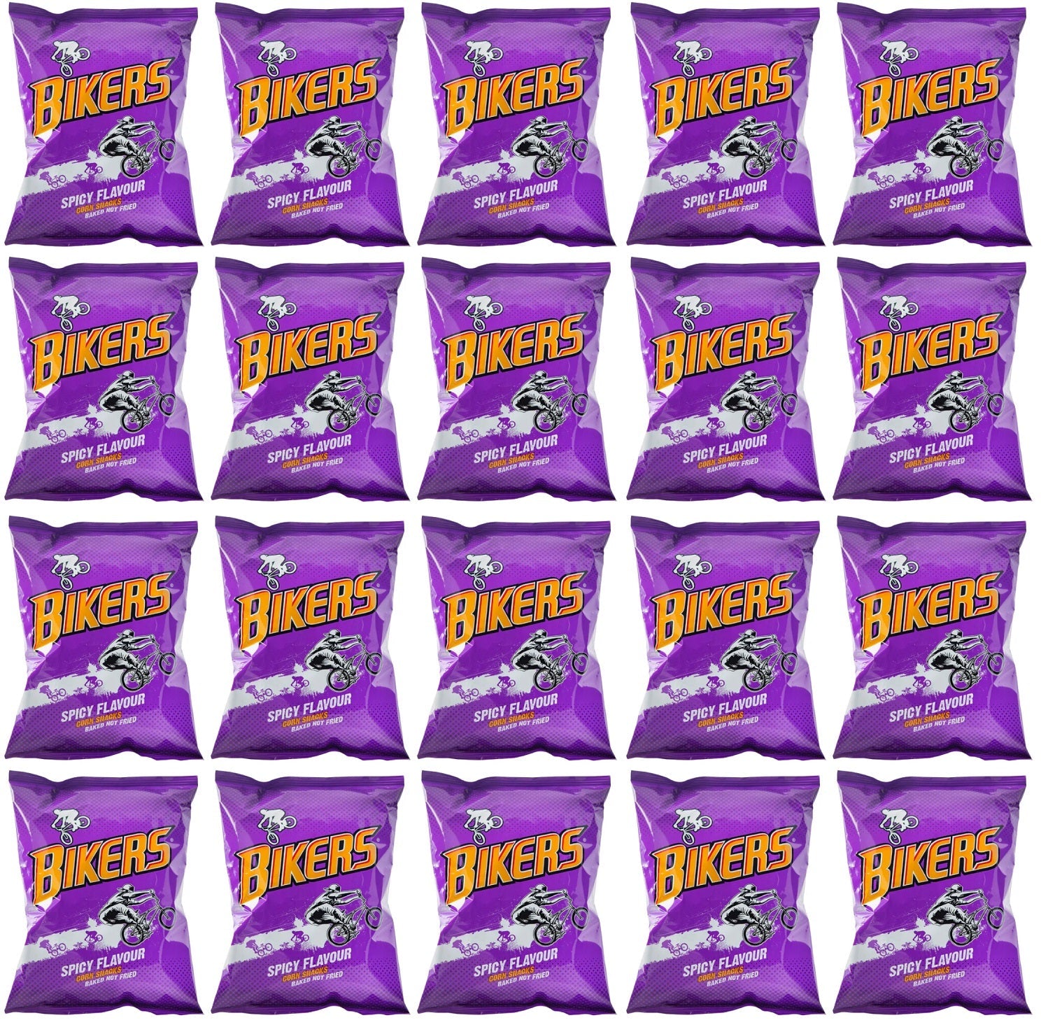 20 x Golden Wonder Spicy Bikers Snacks - 45GM