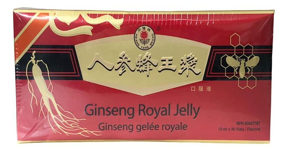 Bill Natural Sources Ginseng Royal Jelly 10ml x 30 Vials – Premium Ginseng + Royal Jelly