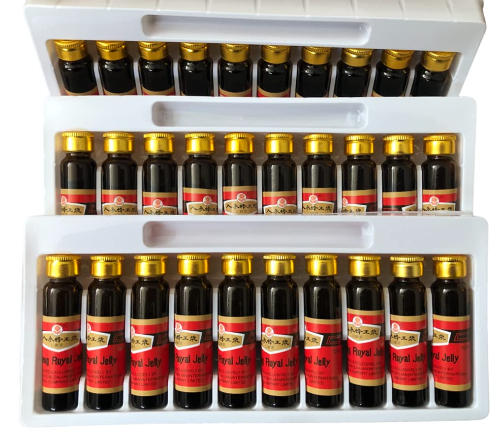 Bill Natural Sources Ginseng Royal Jelly 10ml x 30 Vials – Premium Ginseng + Royal Jelly