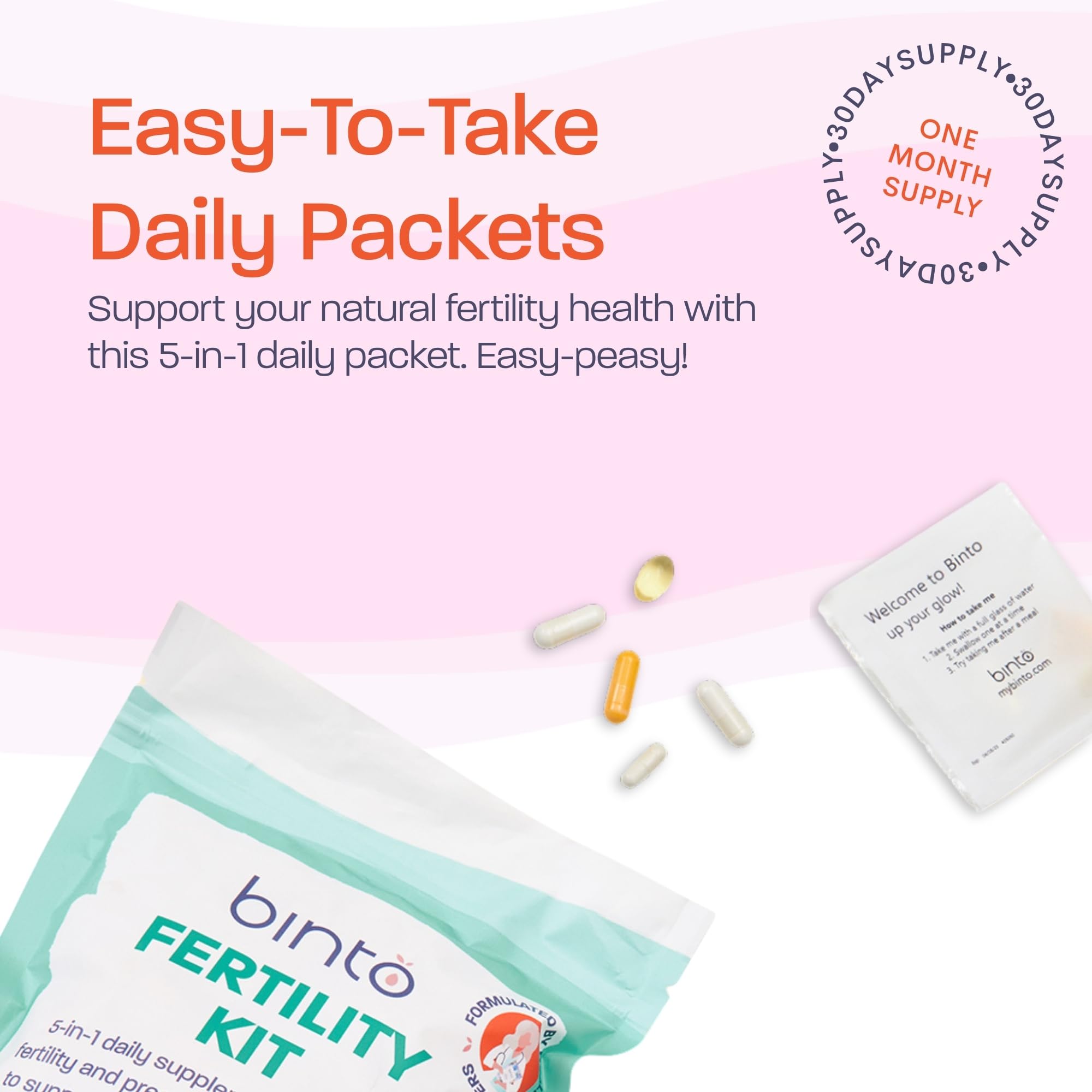 Binto Fertility Kit for Women – Egg Health & Reproductive Wellness