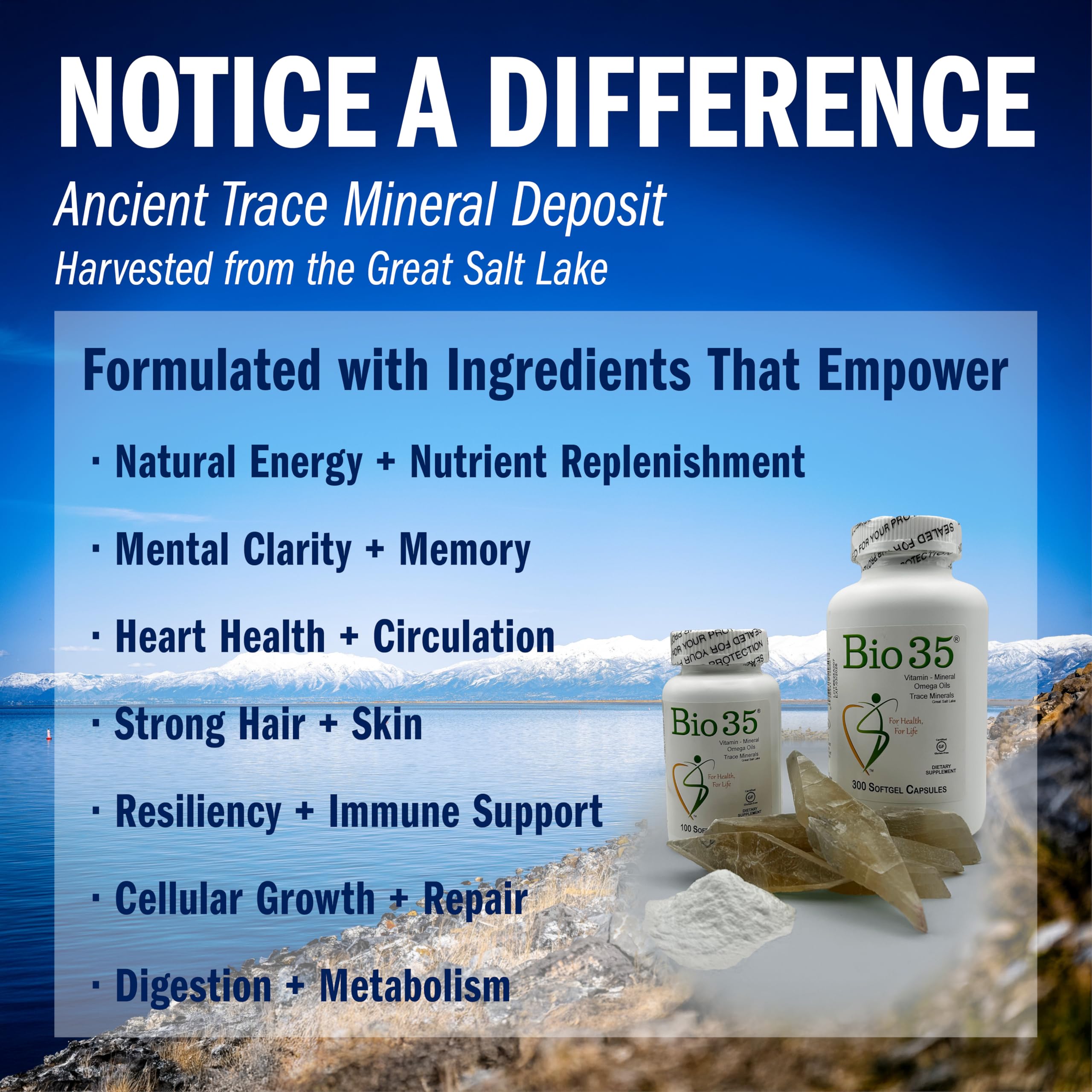 Bio-35 100ct - Trace Minerals & Omega Oils Softgel Capsules