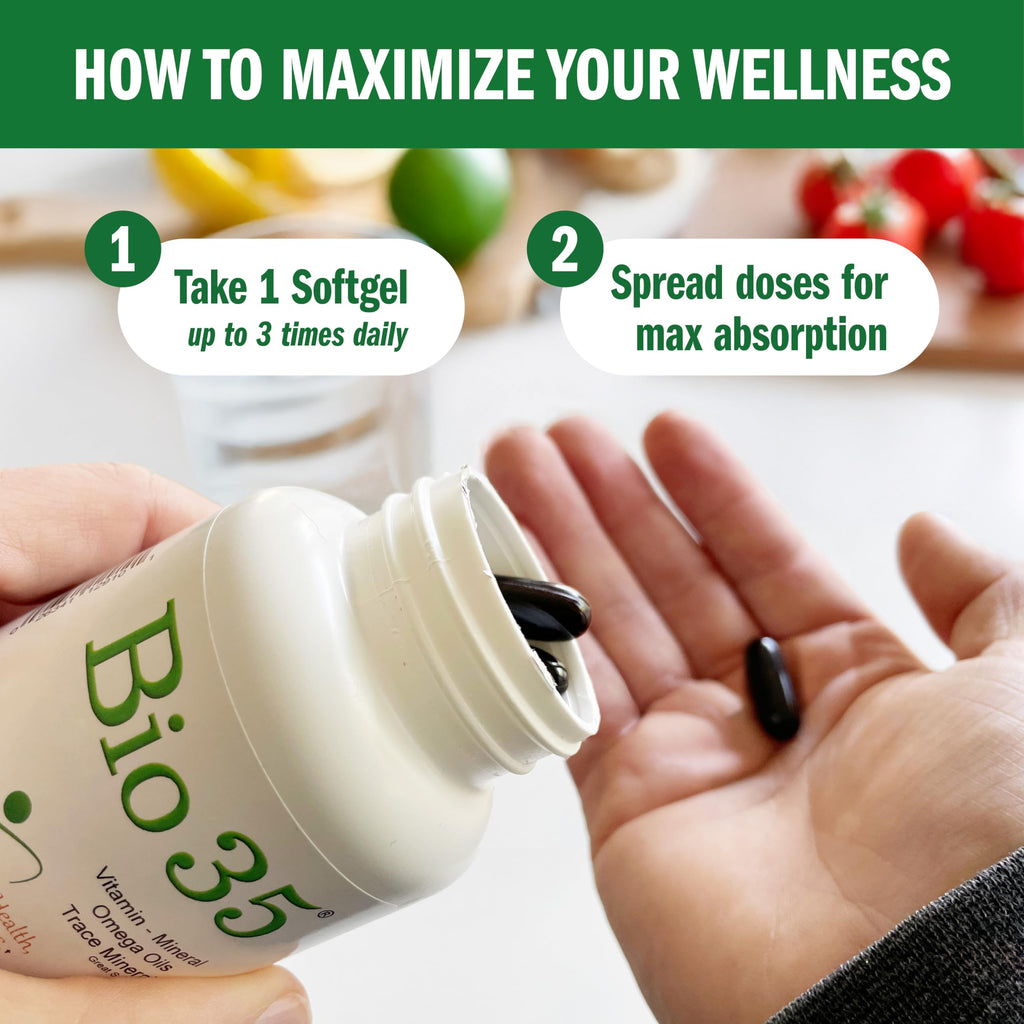 Bio-35 100ct - Trace Minerals & Omega Oils Softgel Capsules