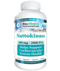 Bio Absorb Nattokinase Supplement – 100 mg, 2000 FUs, 400-Day Non-GMO Natto Extract Veggie Caps