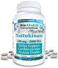Bio Absorb Nattokinase - Non-GMO Natto Enzyme, 100 mg / 2000 FU, 60 Veggie Caps