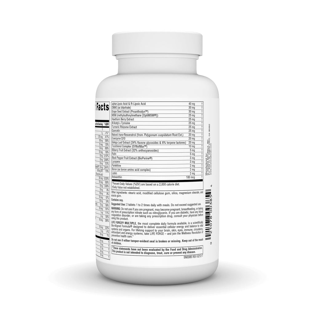 Source Naturals Life Force Multiple No Iron – Energy Activator (90 tablets)