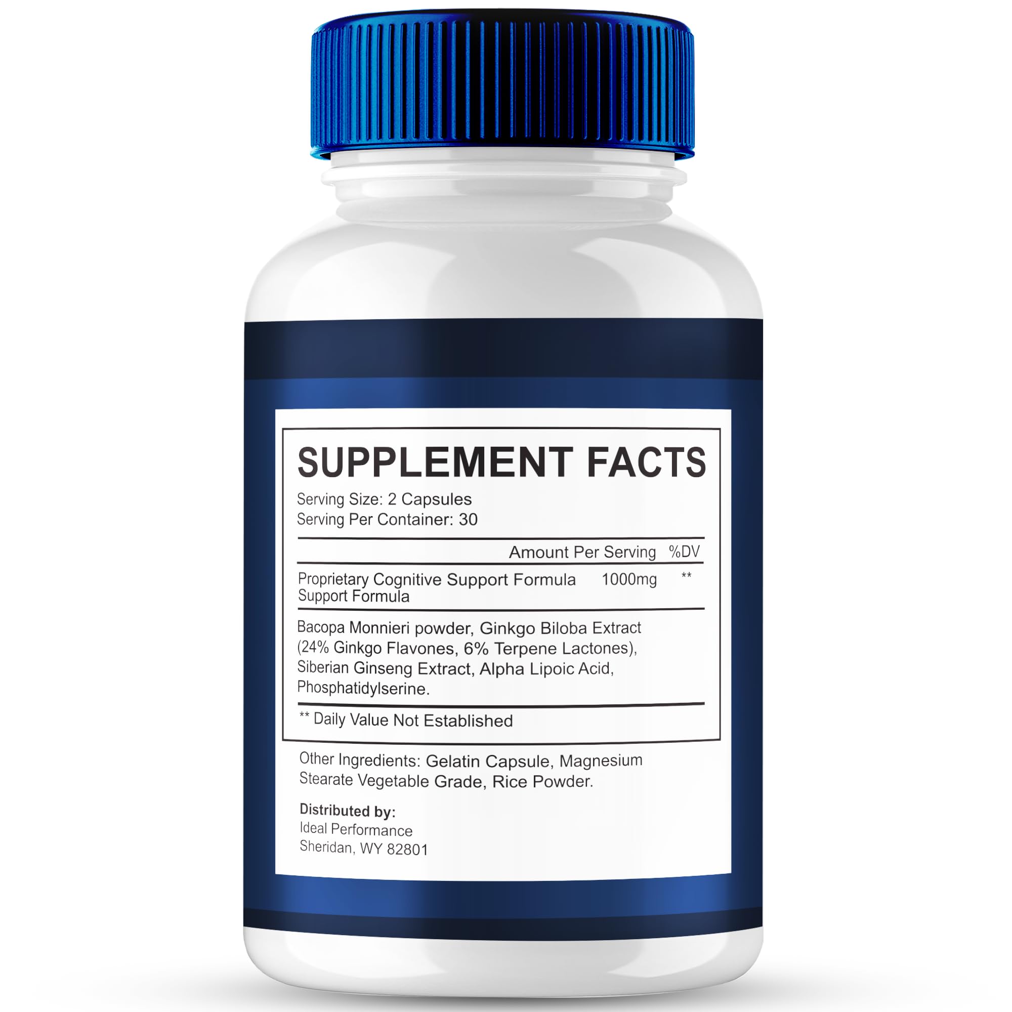 Bio Brain Capsules - Official Brain Health & Memory Support (Maximum Strength, 2-Pack)
