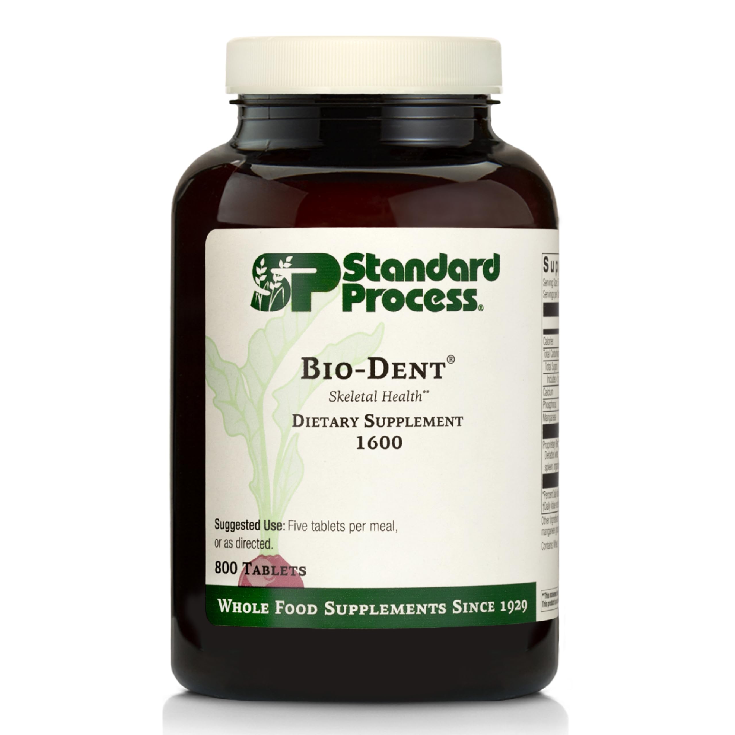 Bio-Dent Skeletal Health Dietary Supplement – 800 Tablets | Standard Process