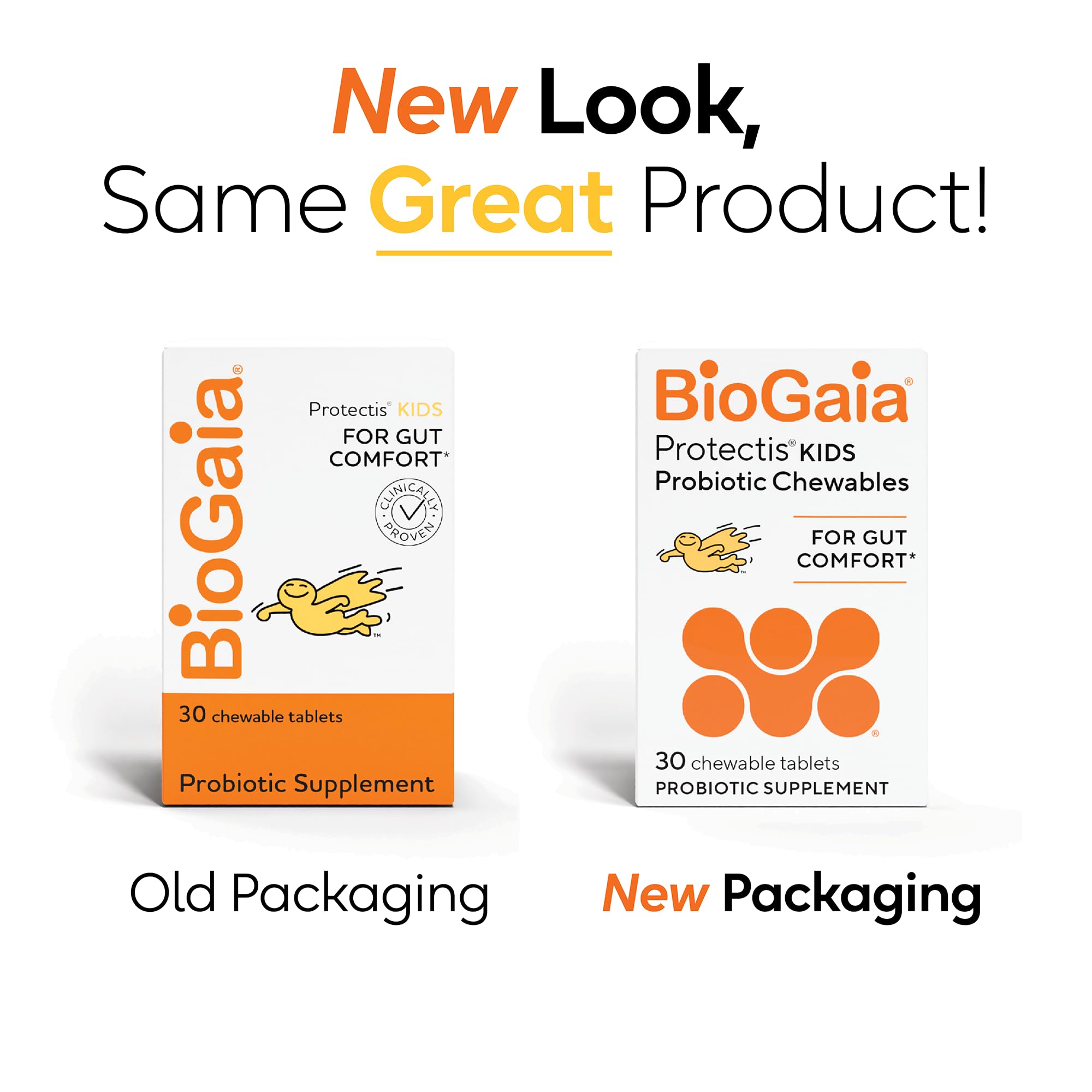 BioGaia Protectis Kids Probiotic for Ages 3+ | 30-Day Supply | Allergen, Dairy & Gluten Free