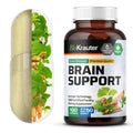 BIO KRAUTER Brain Support Supplement - 100 Count, 1300 mg - Vegan, No Fillers