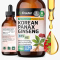 BIO KRAUTER Korean Red Ginseng Extract Liquid - Alcohol & Sugar Free (4 Fl Oz)