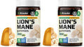 BIO KRAUTER Lions Mane Gummies for Adults - 1000 mg - Vegan, Gelatine-Free (Pack of 2)