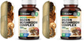 BIO KRAUTER Dozen Mushroom Complex Capsules 2100 mg Blend - 12 Extracts, 100 Vegan Caps - Pack of 2