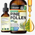 BIO KRAUTER Pine Pollen Tincture | Immune Support Liquid Extract (2 Fl Oz) - Alcohol & Sugar Free