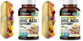 BIO KRAUTER Uric Acid Support Capsules 1200 mg - 2-Pack, 100 Count, Vegan Kidney Support