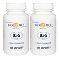 BioTech Pharmacal D3-5 5000 IU (500 Tablets) | Vitamin D3 Supplement