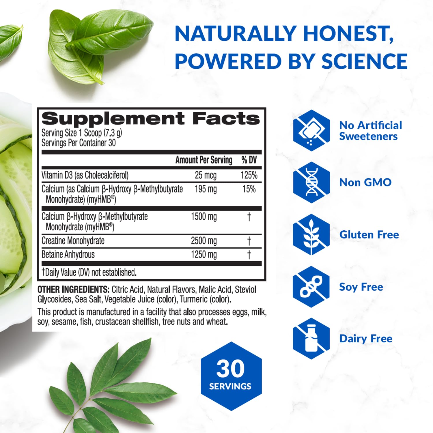 BioTrust Ageless Muscle Builder – Creatine HMB Powder with Vitamin D3 & Betaine | Citrus Splash