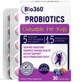 Bio360 Probiotics for Kids – 15 Strains, 5B CFU, Mixed Berry (30 Chews)