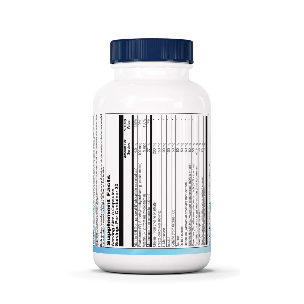 BioLiv Betaine HCl Digestive Supplement – Liver & Gallbladder Health | Nutra Biogenesis (90 Capsules)