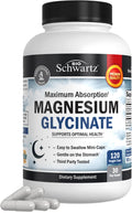 BioSchwartz Magnesium Glycinate 500mg (120 Mini Caps) – Sleep Nerves Muscles Support