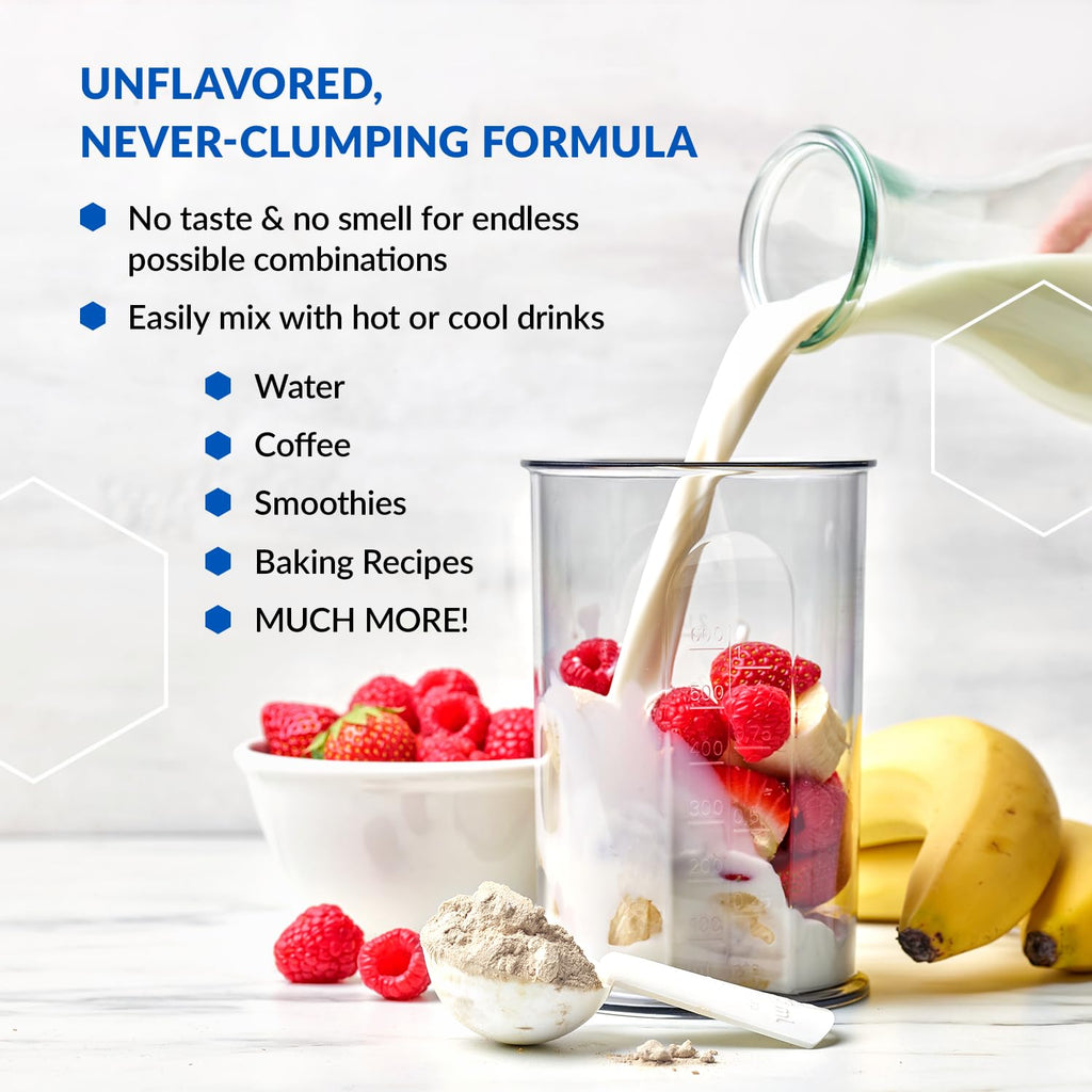BioTrust Ageless Multi Collagen Powder – 5 Types: I II III V X | Unflavored Collagen Powder