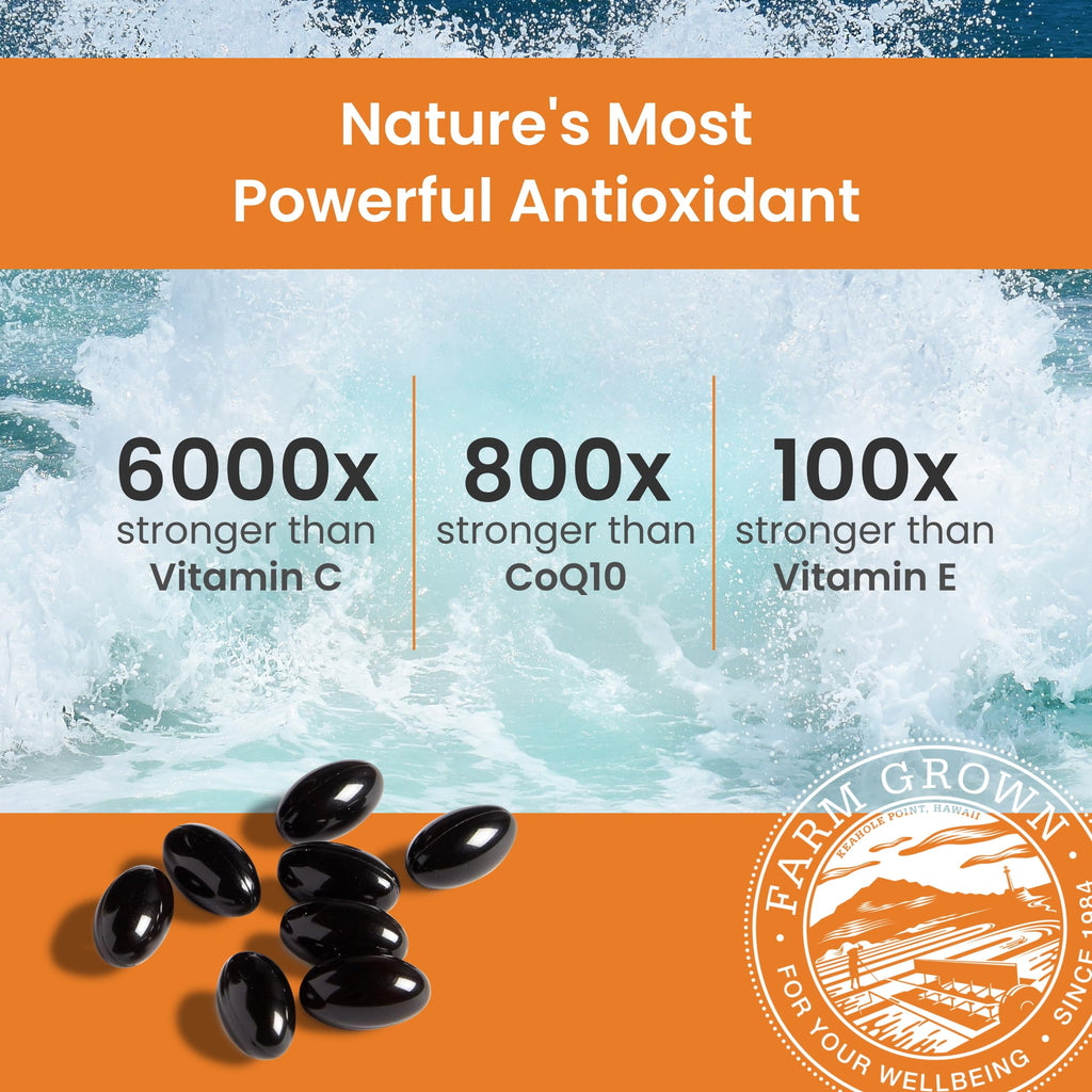 Nutrex Hawaii BioAstin Hawaiian Astaxanthin 12mg - 50 Softgels | Immune, Eye, Skin & Joint Support | Non-GMO & Gluten-Free
