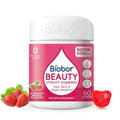 Biobor Beauty Gummies No Sugar Added – Biotin 6000mcg for Hair, Skin & Nails