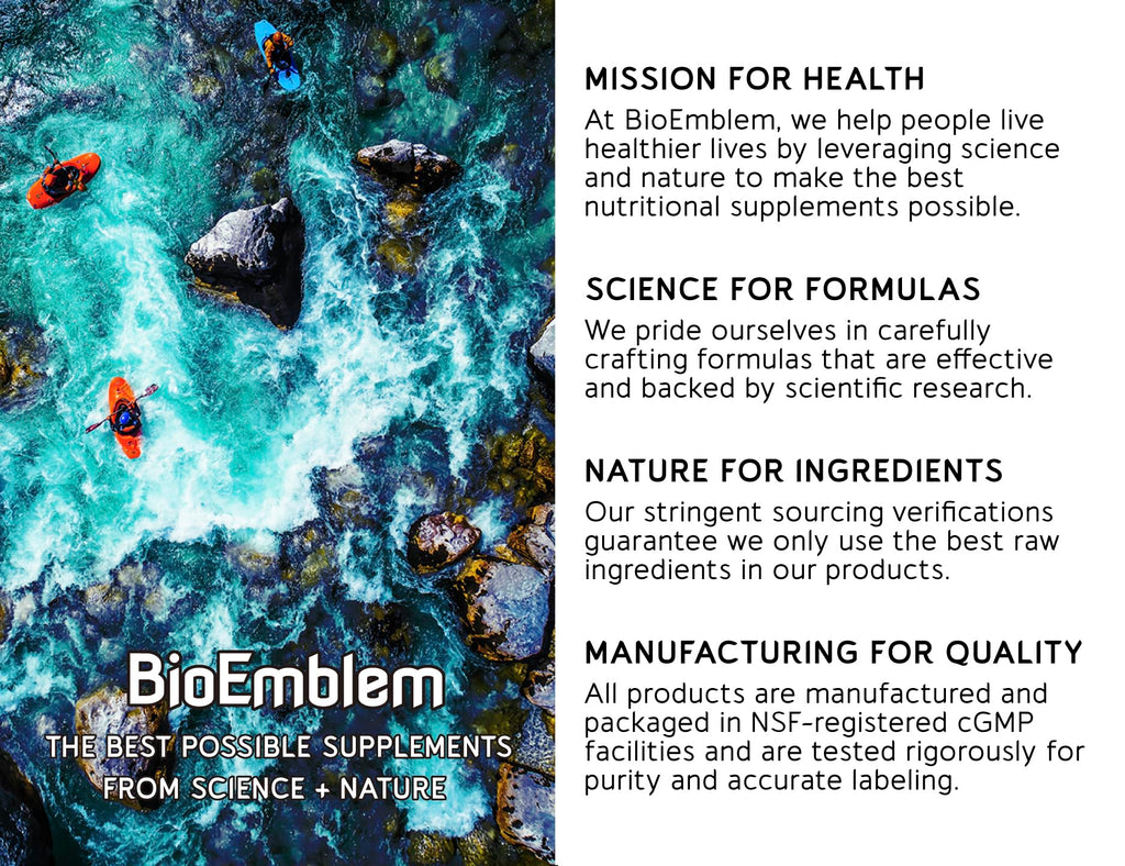 BioEmblem Antarctic Krill Oil 1000mg | Omega-3 EPA DHA • 60 Softgels • Non-GMO