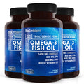 BioEmblem Omega-3 Fish Oil 2000mg | 360 Softgels | Vitamin D3 | Non-GMO