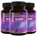 BioEmblem Natural Sleep Aid for Adults | Melatonin, Valerian, Suntheanine | 60 Capsules | 3 Pack