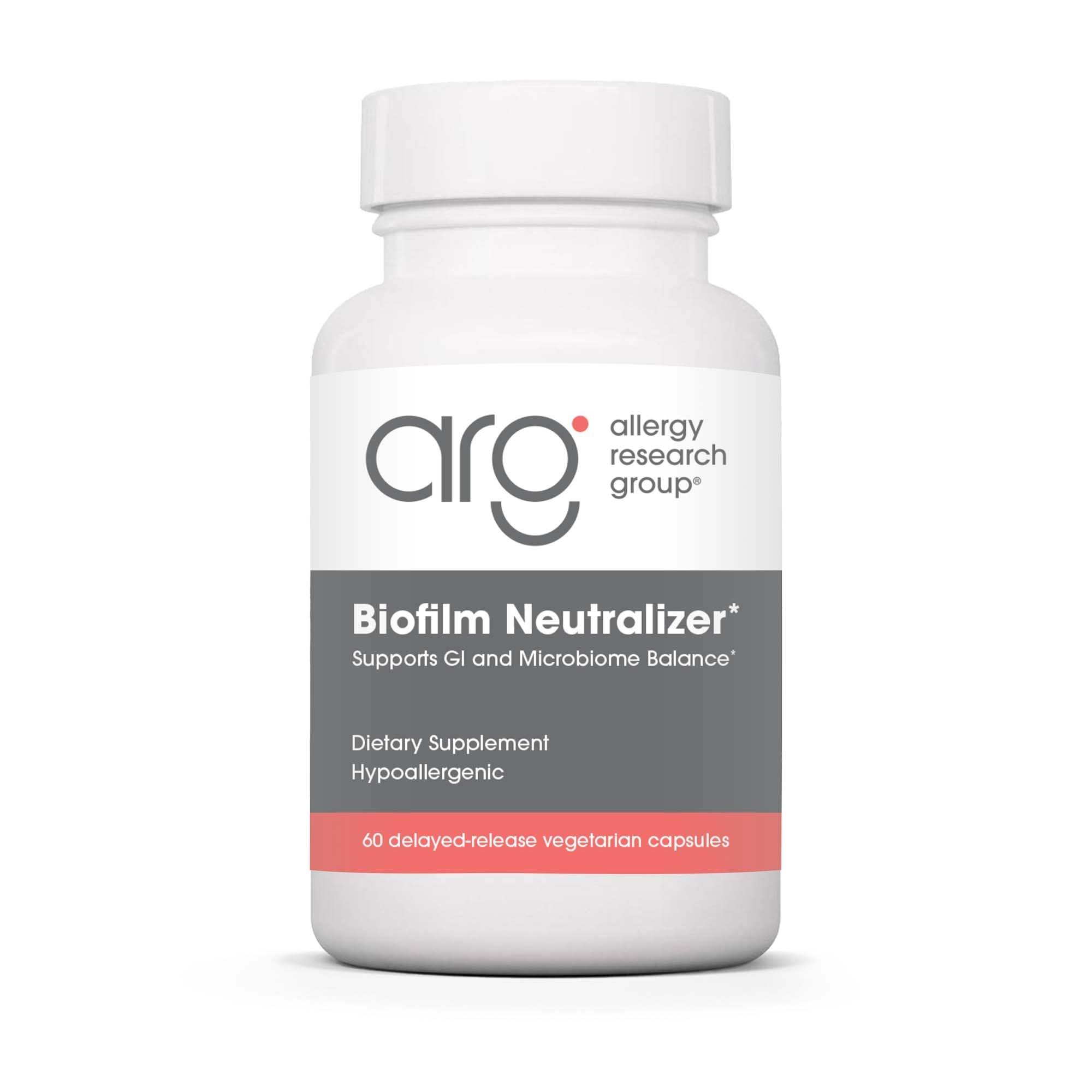 Allergy Research Group Biofilm Neutralizer – Biofilm Defense, EDTA, Serrapeptase, Vegetarian Capsules (60 Count)
