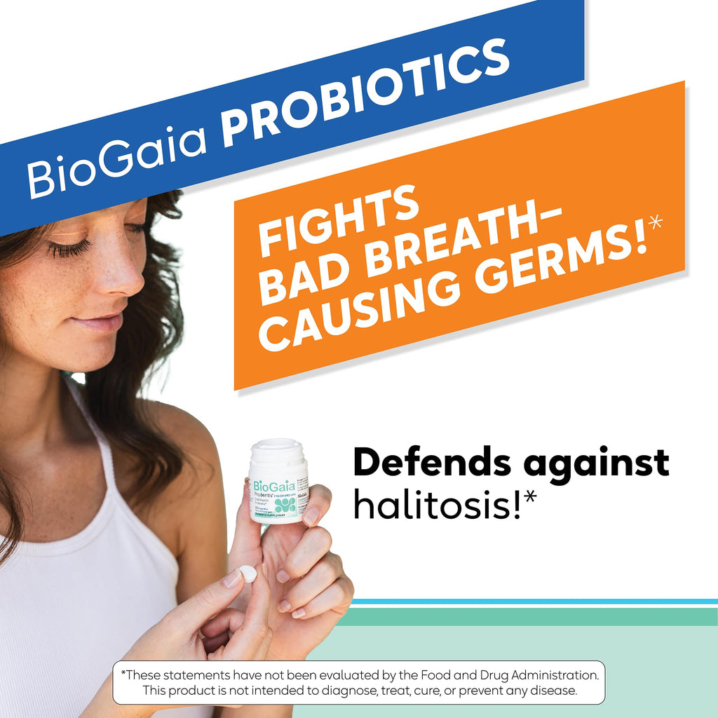 BioGaia Prodentis Fresh Breath - Oral Probiotics + Zinc | Fights Bad Breath