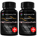 BioImmune 2 Pack AstaQuil Astaxanthin 12mg, 120 Softgels + Organic Coconut Oil