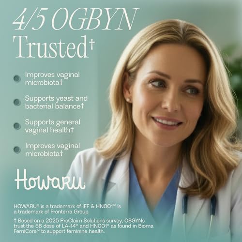 BIOMA Feminine Health Synbiotic – Probiotic Support for Vaginal pH, Urinary & Digestive Wellness (3-Pack, 180 Capsules)