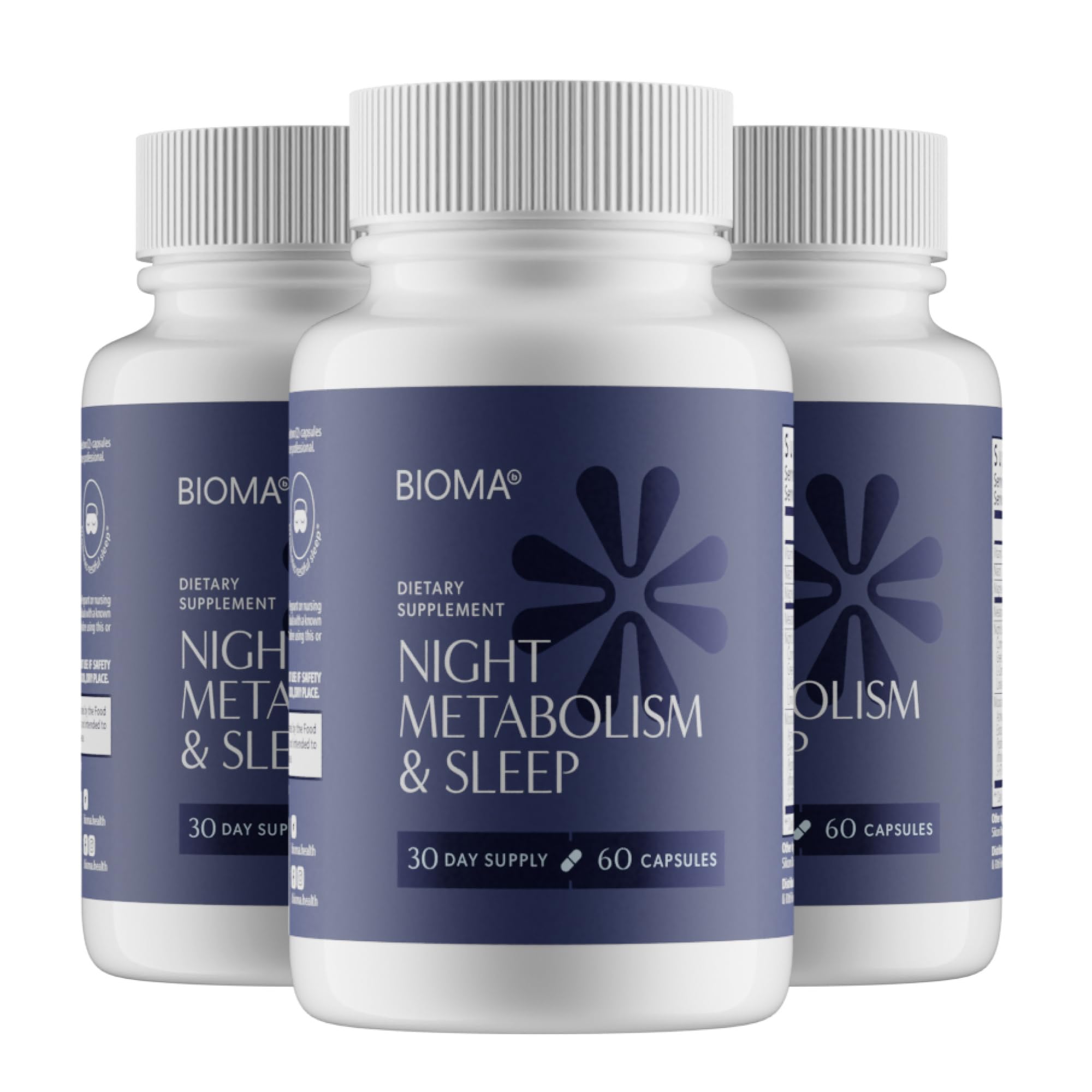 BIOMA Night Metabolism & Sleep – Sleep Support & Metabolism Boost, 3 Pack