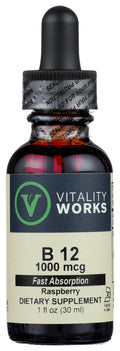 Biomed Balance B12 Drops 1000 mcg/ml, 1 Fluid Ounce - Vitamin B12 Dietary Supplement