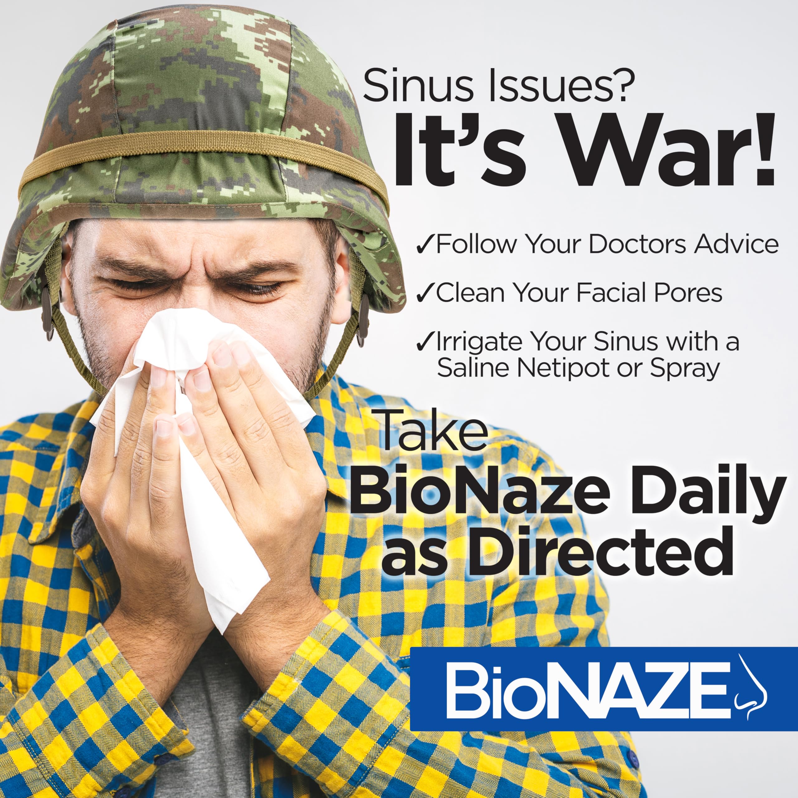 Bionaze Oral Probiotic BLIS K12 & BL-04 – 2 Pack for Sinus, Bad Breath & Post-Nasal Drain