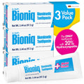 Bioniq Plus Biomimetic Toothpaste — 20% Hydroxyapatite, 3.44 oz (Pack of 3) | Clinically Tested | Fluoride & SLS Free