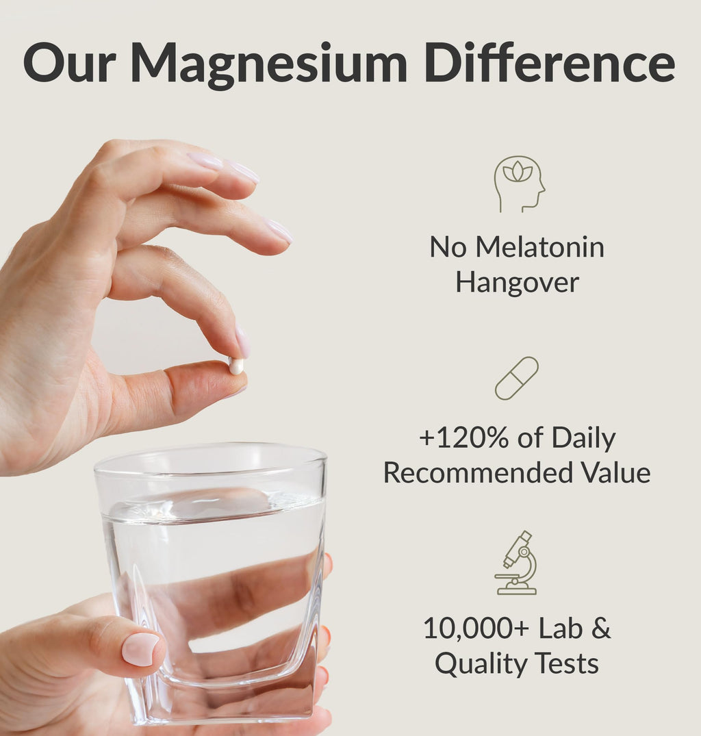 BiOptimizers Magnesium Breakthrough Complex – 7 Forms for Sleep & Cognitive Support | 60 Capsules