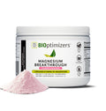 BIOptimizers Magnesium Breakthrough Drink – 8 Magnesium Forms, Electrolytes & Sleep | Raspberry Lemon