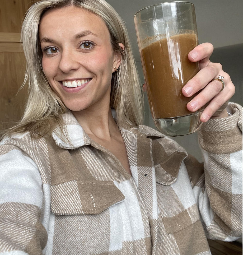 BIOptimizers Mushroom Coffee Alternative – Salted Caramel with Lion's Mane, Chaga, Reishi + Collagen & MCT (15 Servings)