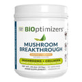 BIOptimizers Mushroom Coffee Alternative – Salted Caramel with Lion's Mane, Chaga, Reishi + Collagen & MCT (15 Servings)
