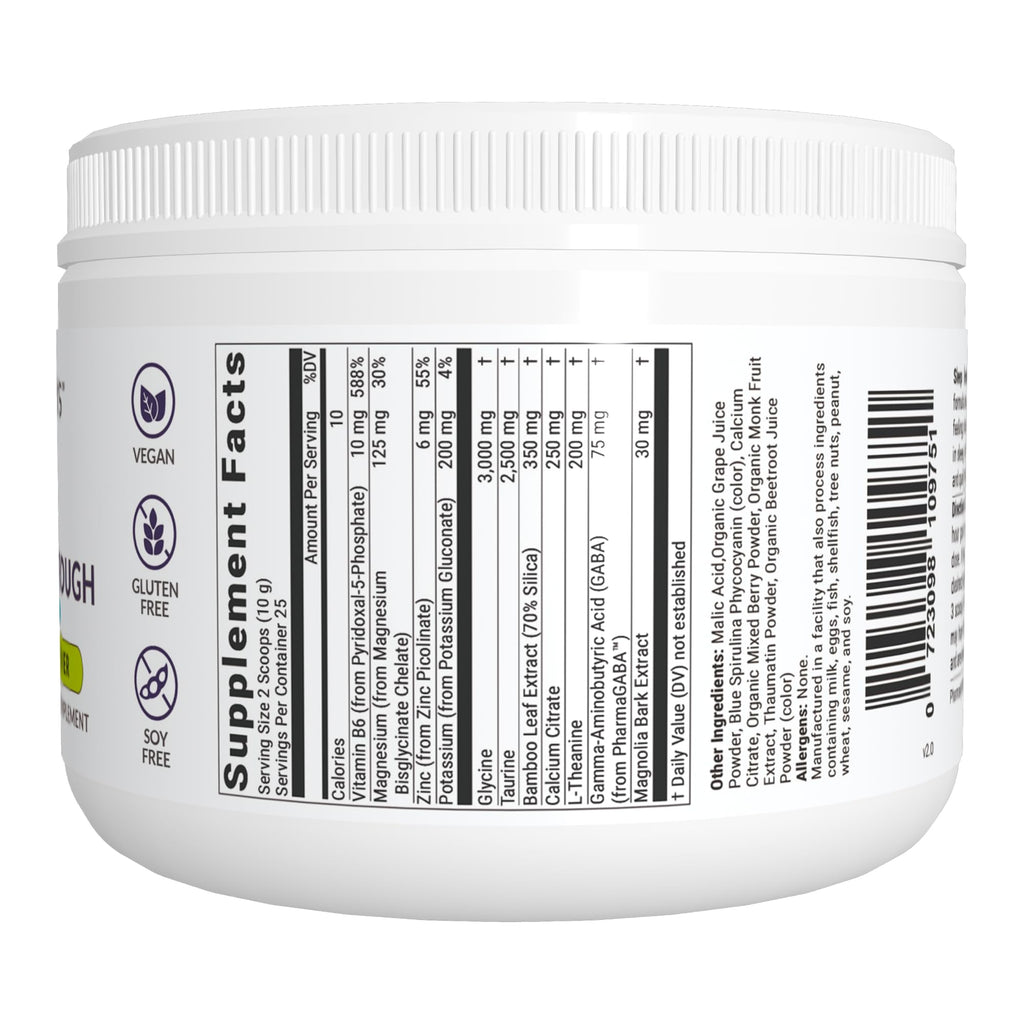 BIOptimizers Sleep Breakthrough 2.0 – Melatonin-Free Sleep Support Powder (Blue Berry Dreams)